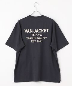 LLサイズ【新品】VAN JACKET　ダブルロゴ　トレーナー　マーブルグレー トレーナー＜バックロゴ＞ （スウェット）｜VAN / ヴァン