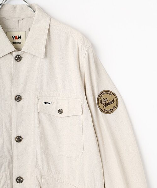 VAN / ヴァン ブルゾン | カバーオール ＜レーヨンリネン ＞ ＜ワッシャー加工 ＞ | 詳細2