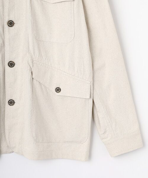 VAN / ヴァン ブルゾン | カバーオール ＜レーヨンリネン ＞ ＜ワッシャー加工 ＞ | 詳細3