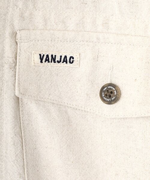 VAN / ヴァン ブルゾン | カバーオール ＜レーヨンリネン ＞ ＜ワッシャー加工 ＞ | 詳細5