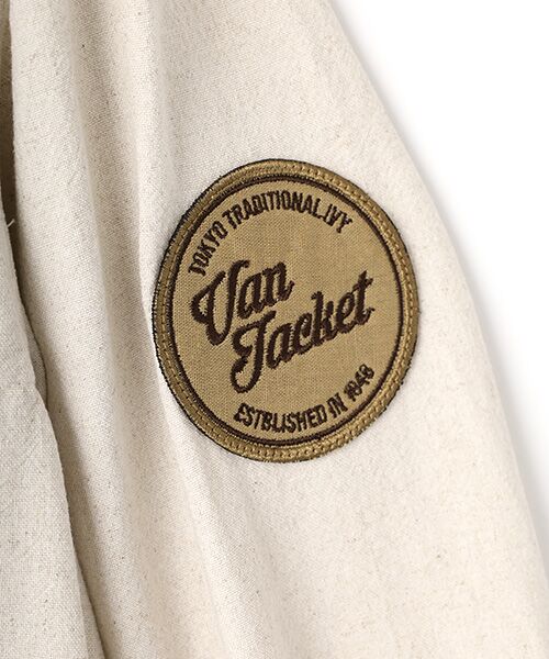 VAN / ヴァン ブルゾン | カバーオール ＜レーヨンリネン ＞ ＜ワッシャー加工 ＞ | 詳細7