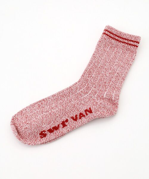 VAN / ヴァン ソックス | メランジソックス＜ウィメンズ＞（ピンク）