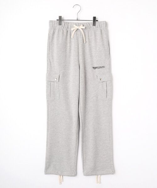 VAN / ヴァン カーゴパンツ | スウェットカーゴパンツ<吊り裏毛>(杢グレー)