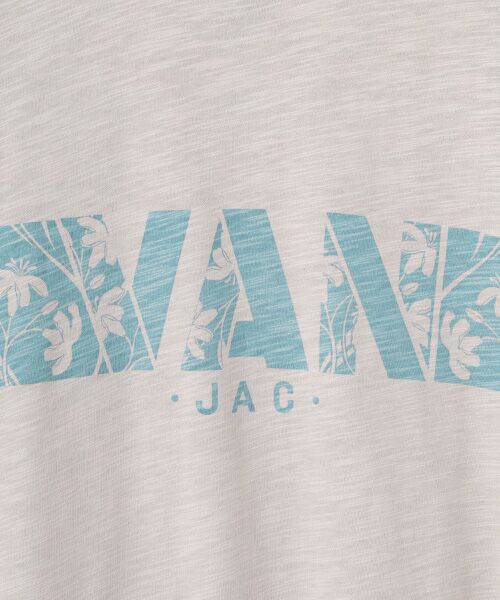 VAN / ヴァン カットソー | ロングスリーブTシャツ＜フラワープリント＞＜スラブ天竺＞ | 詳細8