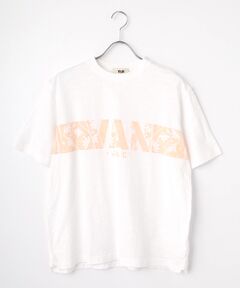 VAN / ヴァン Tシャツ | Tシャツ＜フラワープリント＞＜スラブ天竺＞