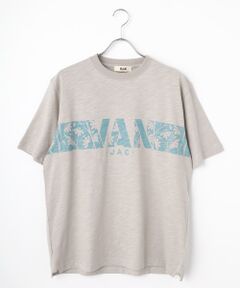 VAN / ヴァン Tシャツ | Tシャツ＜フラワープリント＞＜スラブ天竺＞