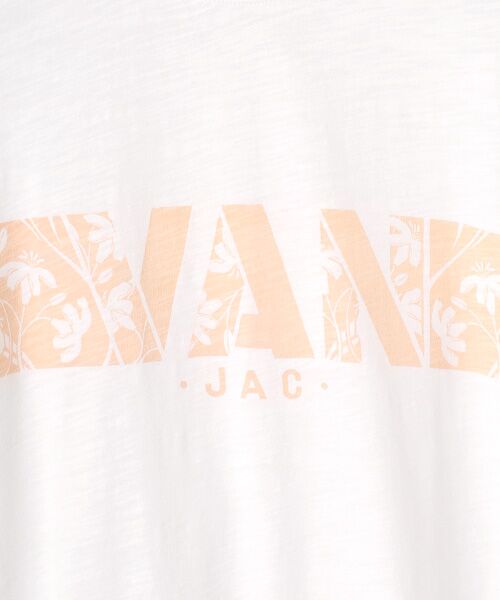 VAN / ヴァン Tシャツ | Tシャツ＜フラワープリント＞＜スラブ天竺＞ | 詳細2