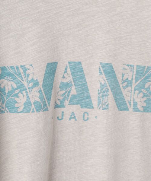 VAN / ヴァン Tシャツ | Tシャツ＜フラワープリント＞＜スラブ天竺＞ | 詳細8