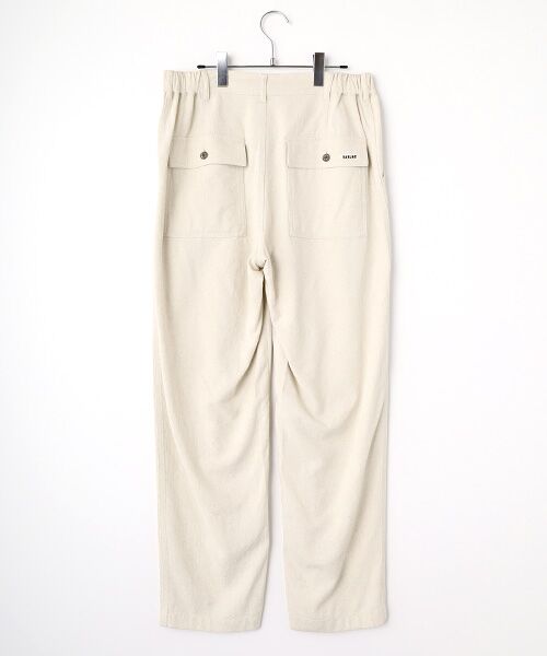 VAN / ヴァン その他パンツ | ベイカーパンツ ＜レーヨンリネン ＞ ＜ワッシャー加工 ＞ | 詳細1