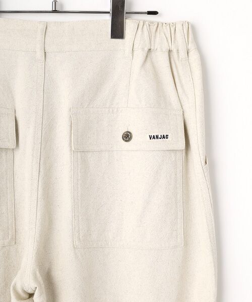 VAN / ヴァン その他パンツ | ベイカーパンツ ＜レーヨンリネン ＞ ＜ワッシャー加工 ＞ | 詳細3