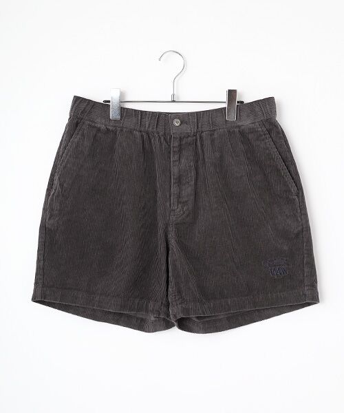 VAN / ヴァン ショート・ハーフ・半端丈パンツ | イージショーツ<コーデュロイ>(チャコール)