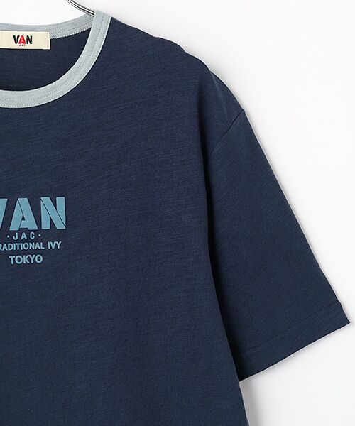 VAN / ヴァン Tシャツ | リンガーTシャツ＜スラブ天竺＞ | 詳細2