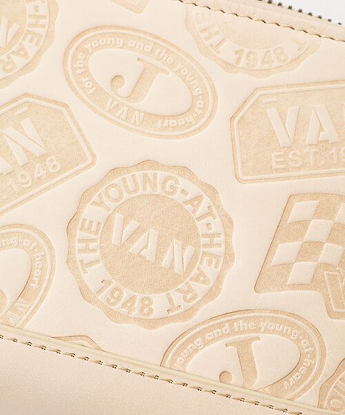 VAN / ヴァン 財布・コインケース・マネークリップ | ラウンド長財布＜ヌメ革総柄＞ | 詳細5
