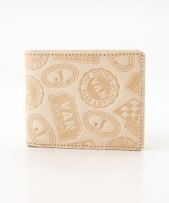 VAN / ヴァン 財布・コインケース・マネークリップ | 二つ折り財布＜ヌメ革総柄＞