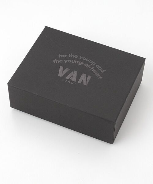 VAN / ヴァン 財布・コインケース・マネークリップ | 二つ折り財布＜ヌメ革総柄＞ | 詳細6