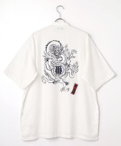 VAN / ヴァン シャツ・ブラウス | バンドカラーシャツ＜ドラゴンプリント＞