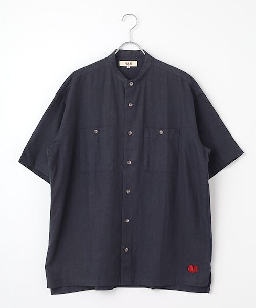 VAN / ヴァン シャツ・ブラウス | バンドカラーシャツ＜ドラゴンプリント＞ | 詳細6