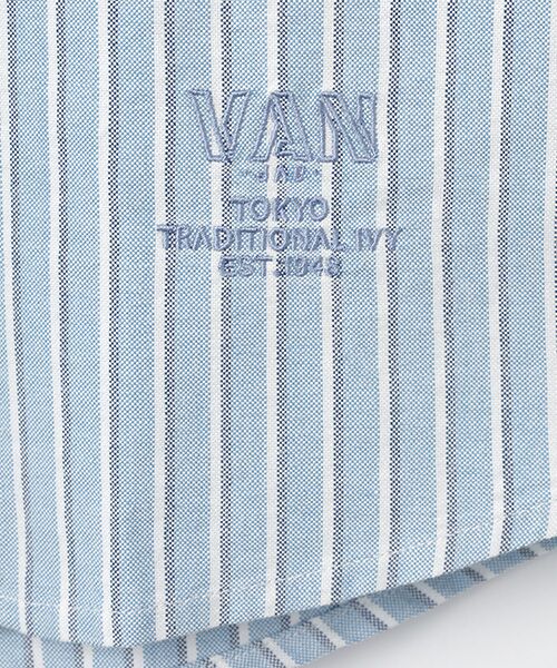VAN / ヴァン シャツ・ブラウス | ショートBDシャツ＜カラーオックスストライプ＞ | 詳細4