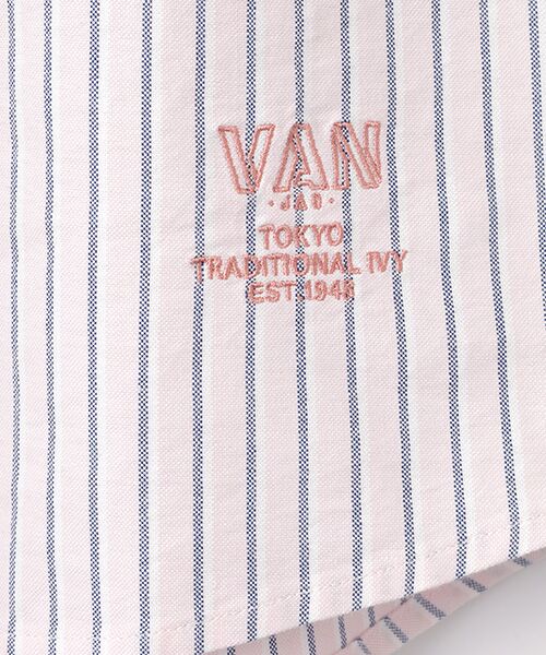 VAN / ヴァン シャツ・ブラウス | ショートBDシャツ＜カラーオックスストライプ＞ | 詳細5