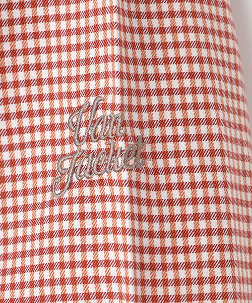 VAN / ヴァン シャツ・ブラウス | ショートBDシャツ＜カラーギンガムチェック＞ | 詳細4