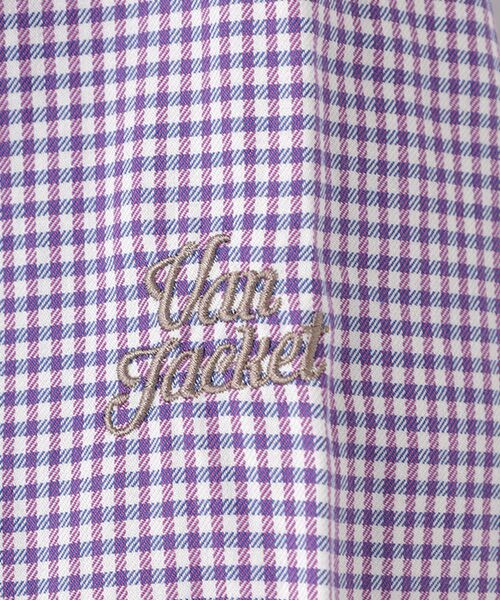 VAN / ヴァン シャツ・ブラウス | ショートBDシャツ＜カラーギンガムチェック＞ | 詳細5