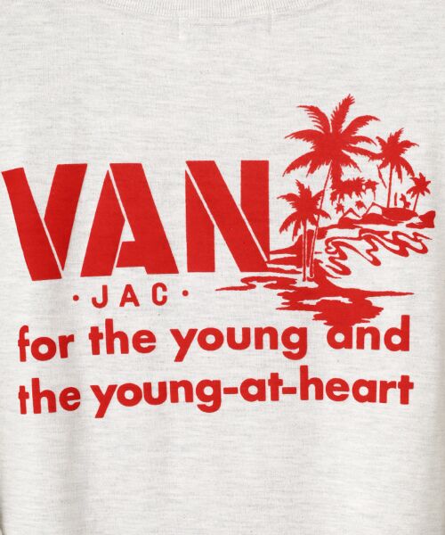 VAN / ヴァン Tシャツ | Tシャツ＜フロッキープリント＞ | 詳細6