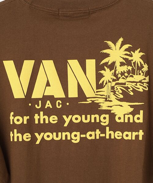 VAN / ヴァン Tシャツ | Tシャツ＜フロッキープリント＞ | 詳細8