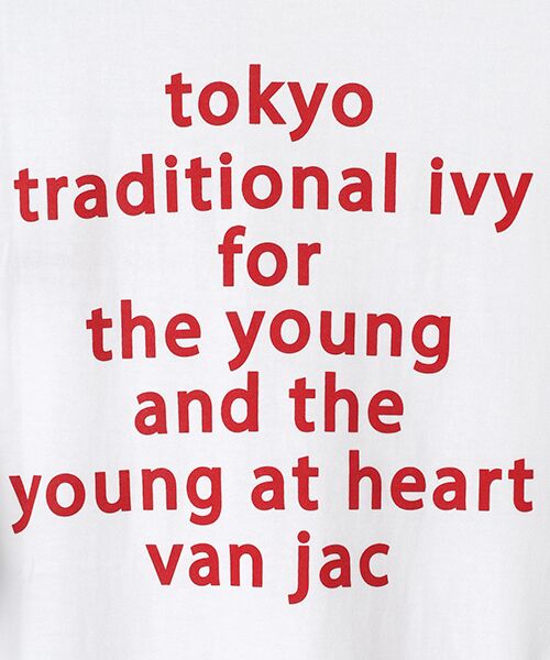 VAN / ヴァン Tシャツ | Tシャツ ＜tokyo traditional ivy＞ | 詳細3