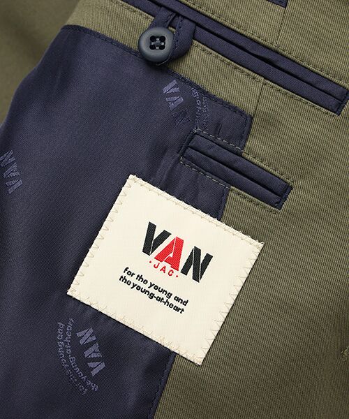 VAN / ヴァン テーラードジャケット | コットンストレッチジャケット＜ネオベーシックモデル＞＜セットアップ＞ | 詳細7