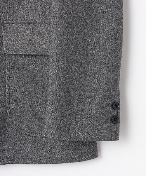 VAN / ヴァン テーラードジャケット | ライトウエイトジャケット＜ジャージーホームスパン＞＜アーバンナチュラル＞＜セットアップ＞ | 詳細3