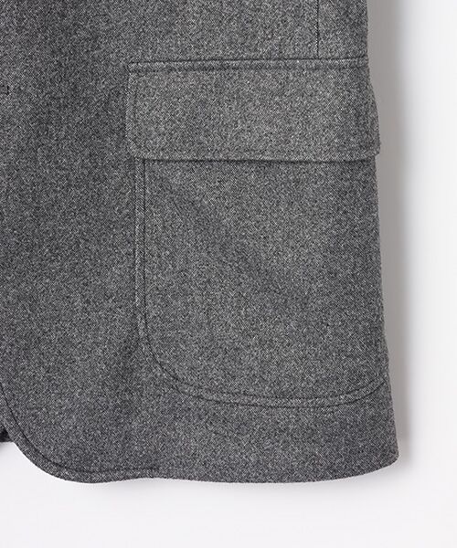 VAN / ヴァン テーラードジャケット | ライトウエイトジャケット＜ジャージーホームスパン＞＜アーバンナチュラル＞＜セットアップ＞ | 詳細4