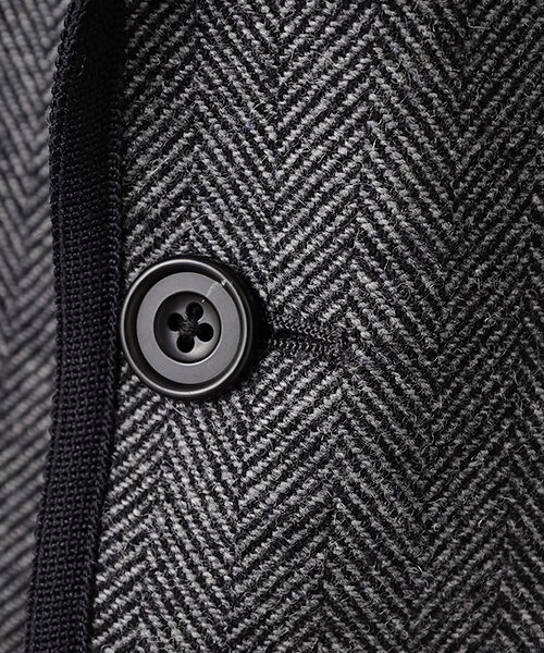 VAN / ヴァン テーラードジャケット | ツイードパイピングジャケット | 詳細6