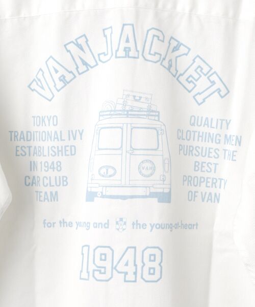 VAN / ヴァン シャツ・ブラウス | ショートBDシャツ＜カーグラフィック＞ | 詳細2