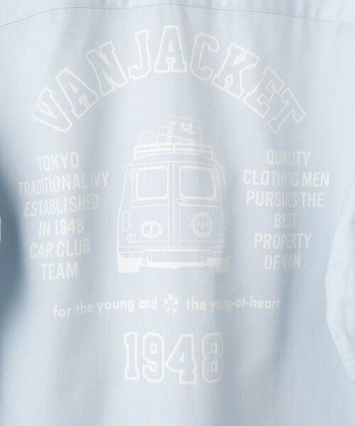 VAN / ヴァン シャツ・ブラウス | ショートBDシャツ＜カーグラフィック＞ | 詳細7