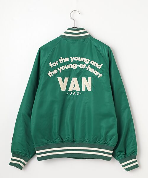 VAN/ヴァン ベースボールジャンパー グリーン M VAN/ヴァン ベースボールジャンパー グリーン M