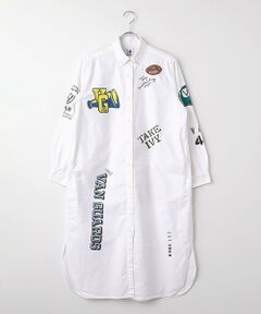 VAN / ヴァン ロング・マキシ丈ワンピース | BDシャツワンピース ＜メモリアルペイント＞ ＜VAN×Shower CLUB＞ ＜ウィメンズ＞