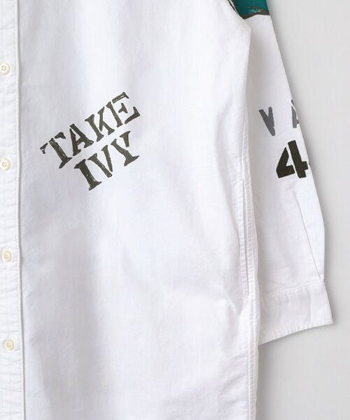 VAN / ヴァン ロング・マキシ丈ワンピース | BDシャツワンピース ＜メモリアルペイント＞ ＜VAN×Shower CLUB＞ ＜ウィメンズ＞ | 詳細3