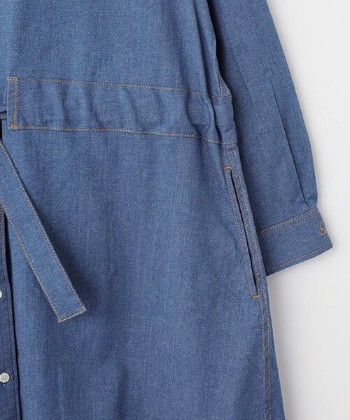 VAN / ヴァン ロング・マキシ丈ワンピース | BDシャツワンピース ＜VAN×Shower CLUB＞ ＜ウィメンズ＞ | 詳細3