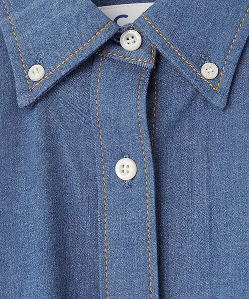 VAN / ヴァン ロング・マキシ丈ワンピース | BDシャツワンピース ＜VAN×Shower CLUB＞ ＜ウィメンズ＞ | 詳細5