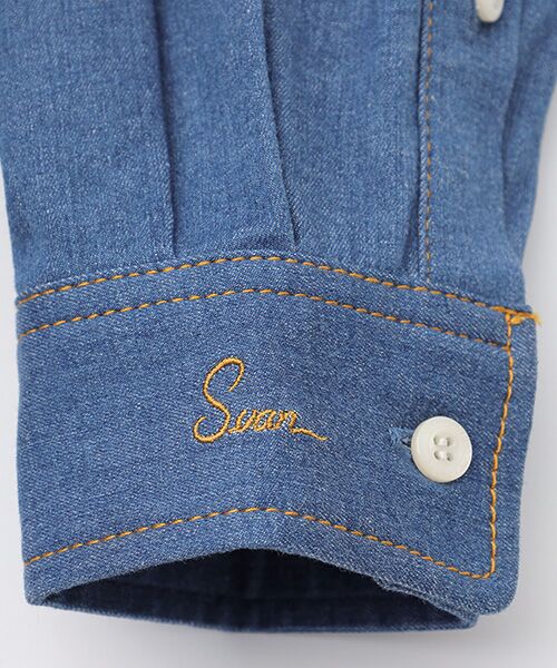 VAN / ヴァン ロング・マキシ丈ワンピース | BDシャツワンピース ＜VAN×Shower CLUB＞ ＜ウィメンズ＞ | 詳細6