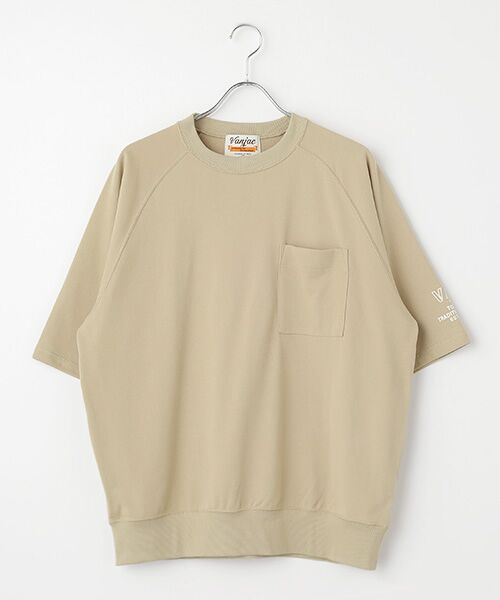 VAN / ヴァン カットソー | 半袖トレーナー＜ミニ裏毛＞＜5分袖＞＜カーグラフィック＞ | 詳細1