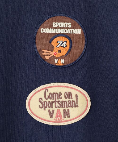VAN / ヴァン スウェット | ワッペントレーナー | 詳細1