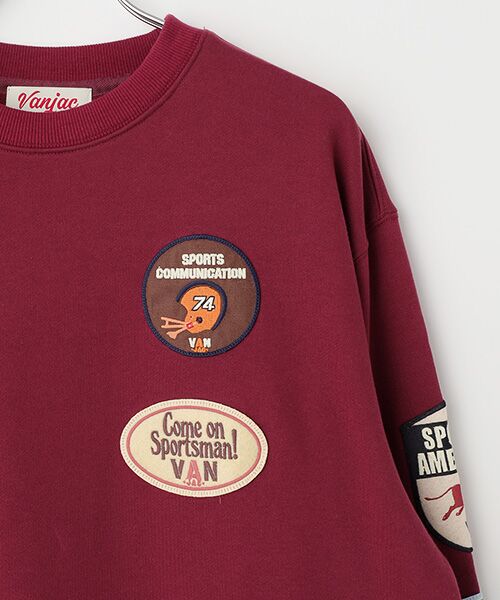 VAN / ヴァン スウェット | ワッペントレーナー | 詳細3