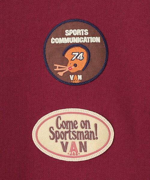 VAN / ヴァン スウェット | ワッペントレーナー | 詳細6