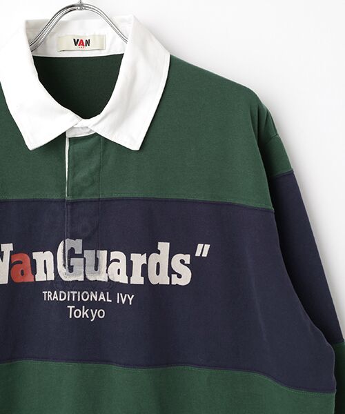 VAN / ヴァン カットソー | ラガーシャツ＜ヴァンガーズ＞ | 詳細2