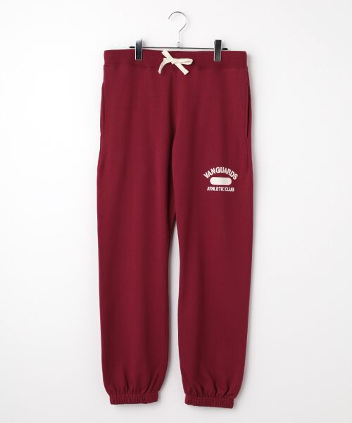 VAN / ヴァン その他パンツ | スウェットパンツ<吊り裏毛><ヴァンガーズ>(バーガンディ)