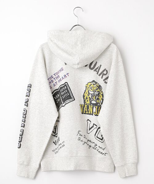 VAN / ヴァン パーカー | ZIPパーカー＜メモリアルペイント＞ | 詳細1