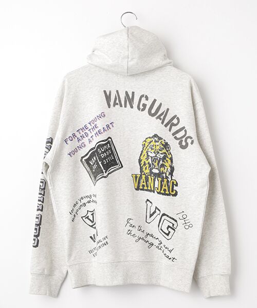 VAN / ヴァン パーカー | ZIPパーカー＜メモリアルペイント＞ | 詳細2