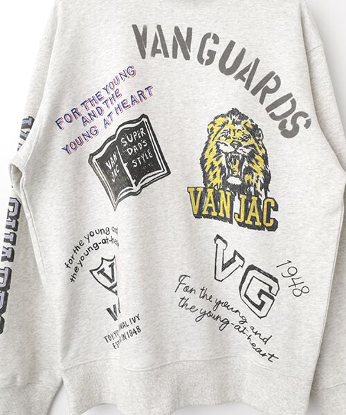 VAN / ヴァン パーカー | ZIPパーカー＜メモリアルペイント＞ | 詳細7