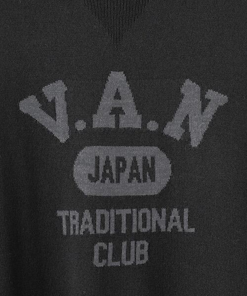 VAN / ヴァン ニット・セーター | インターシャロゴセーター | 詳細2